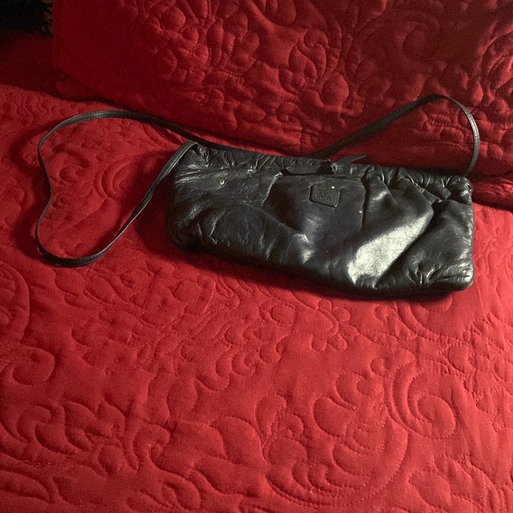 Small leather shoulder bag